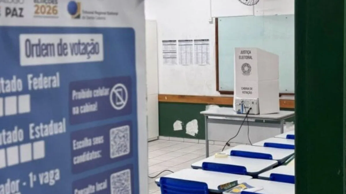 Eleições 2026: SC mantém mudanças em locais de votação feitas no 1º turno, mas não prevê novas alterações