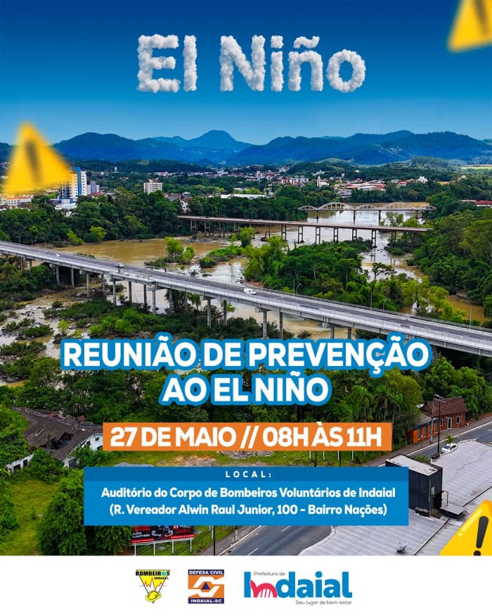 Indaial promove reunião estratégica para prevenção dos impactos do El Niño